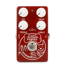 CALINE CP-74 액션 리플레이 왜곡 기타 이펙트 페달 TRUE BYPASS 액세서리, CP-74 Action Replay|CHINA