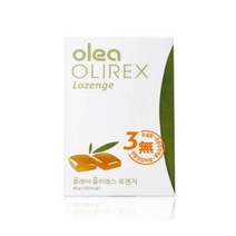 [올레아]올리렉스 올리브잎 로젠지 캔디 10개, .