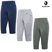블랙야크 [ BLACK YAK ] 이월 !! 허리안쪽 매쉬원단 사용으로 통기성 강화 및 밴드 내장으로 착용감 향상 남성 여름 소재배색 7부 팬츠 M스미스7팬츠#1