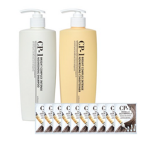 씨피원 단백질 샴푸 500ml + 컨디셔너 500ml + 단백질 실크앰플 5ml x 10p 세트, 2세트
