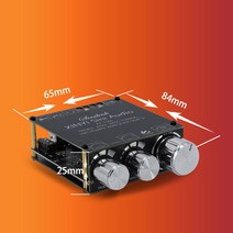 앰프 250W 100W 블루투스 5.0 TPA3116D2 파워 서브 우퍼 앰프 보드 2.0/2.1 클래스 D 홈 시어터 오디오 스, 01 Black