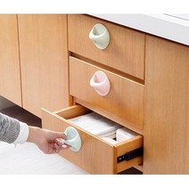 파스텔톤 붙이는 원형 서랍 손잡이 3개 샷시 중문 욕실손잡이 마트 현관문 씽크대 문고리 강화유리문 추가 샤시 붙박이 냉동고 문, 블루