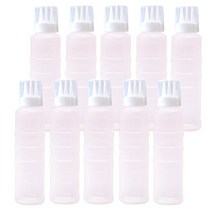 국내 생산 업소용 잘라쓰는 소스통 3구 뚜껑 포함, 10개, 700ml