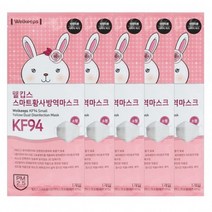 웰킵스 어린이스마트황사 방역위생 마스크 KF94 소형 (1개입)