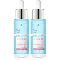 [1+1] 에블린 고농축 피부타입별 페이셜 세럼 샷 6종 중, A_히알루로닉애씨드 세럼 30ml 2개(수분)