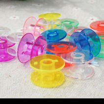 보빈 50Pcs 투명 재봉틀 스풀 바느질 실패 미싱 북알, 레드BL07696
