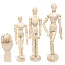 [오꿈] 데셍 원목구체관절 나무목각인형, 05 구체관절인형 (30.5cm) 여자