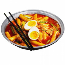 SC5-91G 100개 원형 일회용 알루미늄 캠핑 직화 국물 떡볶이 부대찌개 닭발 용기, 1개, 1개
