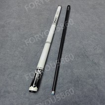3쿠션당구큐대 당구큐대 카본당구큐대 아담큐 개인큐 중고 큐팁12mm 3쿠션 큐그립, 간단한단일극WhiteKnight카본블랙기술소형
