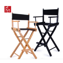 영화 배우 감독 의자 원목 접이식 체어 캠핑 배란다, 크로스 로그 - 블랙 클로스, 1개