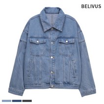 빌리버스 BELIVUS 남자 청자켓 BGN010 데님 간절기 오버핏 아우터