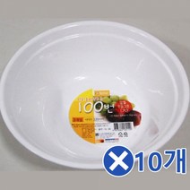 다회용기 우동그릇 대-3개입x10개 1회용그릇 분식접시, 1, 1