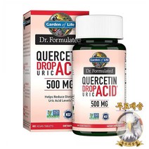 미국산 가든오브라이프 퀘르세틴 케르세틴 500mg 60정 Garden of Life Quercetin 선물증정, 1개