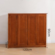 키큰이불장 침실 장롱 코너형 옷장 이불장 틈새 장농 장농장롱 소형장롱 안방이불장 미닫이, 브라운120x 72 x 90 cm