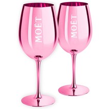 모엣 샹동 샴페인 잔 2개 세트 핑크