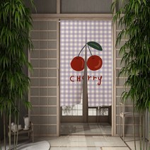 셀프 가벽 설치 저 비용 공간분리 가림막 주방 파티션 웃는 얼굴 문 커튼 북유럽 반 인쇄 침실 거실 걸이식 커튼홈 인테리어, 65x90CM, 04 CTS00761
