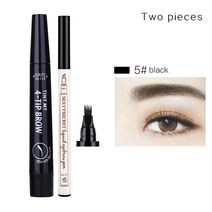 Tint my 4tip 리퀴드 브로우 펜슬 방수 적용 여성용 문신 메이크업 화장품 내추럴 와일드 브라운 젤, [05] Natural Black1 pen