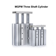 엔진 크레인 3 축 실린더 공압 가이드 에어 복동 MGPM 보어 12/16/20/.../100mm 스트로크 10/20/25/.../300mm, 34 MGPM20-100Z