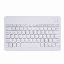 블루투스 키보드 무선 블루투스 키보드 마우스 레노버 패드 프로 탭 2 3 4 8 10 플러스 M10 FHD P12 P11 P10 P8 E7 E8 E10 Xiaoxin 10.1 &, [02] Russian Layout, 07 White