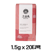 오설록 제주 동백꽃 티백 20EA, 80입, 105g