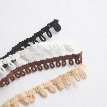 1마/90cm) 단추구멍레이스 고리레이스(4컬러), 1개, 베이지