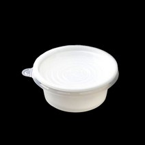 일회용 소스용기 소스컵 + 뚜껑 (소) 70mm 100개입, 100개