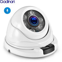 가정용 실외 실내 CCTV Gadinan h.265 ip 카메라 poe 8mp 5mp 4mp 오디오 마이크 돔 홈 감시 카메라 야외 파손 방지 비디오 48v poe cctv, dc 12v 5mp, 2.8mm