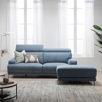 리바트 발렌 3인 라텍스 패브릭 소파세트 (2색), 라이트그레이