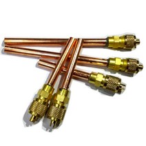 냉장고부품 120mm 길이 냉장고 체크 충전 밸브 불소 노즐 퀵 커넥터 쿨러 냉동 부품