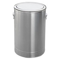 스텐 야외용 뱅뱅이 휴지통 H1-4 62L 79L 110L 137L 다용도 외부 쓰레기통, 특대-137리터(500XH700)