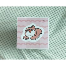 상어 보리 도무송 (핑크)