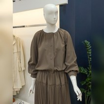 나이스크랍 나이스클랍 니트넥 스트링 블라우스(A234PWB901)KA