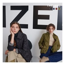 [THE IZEL] () 하운드투스 리버시블 구스 퀼팅 자켓