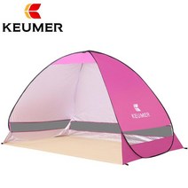 돔형텐트 4인용텐트 겨울용 터널형 원터치 텐트 keumer 2020 새로운 자동 포장 가능 캠핑 uv 보호 팝업 비치 방수 야외 레크리에이션 관광, 협력사, 장미 텐트 긴