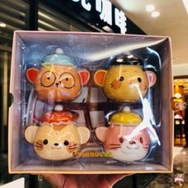 스타벅스 중국 20년 신년MD 버스모양 트레이+쥐돌이 4종 데미잔_미니 머그 셋 89ml(1/3출시 1/4부터순차배송)