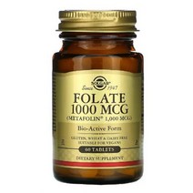 솔가 엽산 1000 mcg 셀룰로스 실리카 이산화규소 스테아르산 매니톨 마그네슘스트레이트 60 태블릿