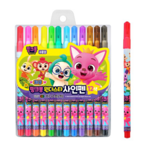 지구 핑크퐁 원더스타 사인펜 12색, 1세트