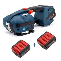 자동 박스 밴딩기 밴드 휴대용 포장기 박스포장기계 테이핑기 노끈 수동밴딩기, Two battery