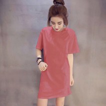 반팔임산부원피스 임부 여름옷 상의 하프기장 박시반팔티 여성 미스트 크림 페이스 관대히 여기다 치구 티셔츠 559801757