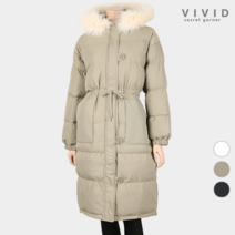 [비비드 시크릿가너] [VIVID SG][VIVID SG] 폭스퍼 롱 패딩코트 VS0470