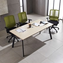 [퍼니럭스] 네오스 스틸 회의 테이블 1800 2color, 네오스 회탁 1800 월넛