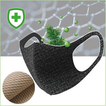 그래핀 마스크 숨쉬기편한 비말차단 여름 쿨 살균 항균99.9% 피톤치드 마스크, 화이트1개