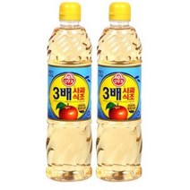 오뚜기 3배 사과식초, 900ml, 2개