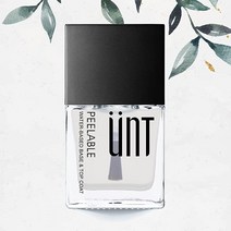 UNT Fantasy Peel Off 베이스 & 탑 코트 2-in-1 빠른 건조 수성 매니큐어 임신 안전 & 어린이 친화적 무독성 포뮬러 동물 실험을 하지 않은 네일 아트용