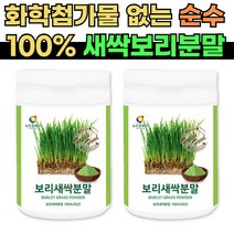 새싹보리 착즙 분말 가루 150gX2개 화학첨가물 없는 순수 보리싹 추출 파우다