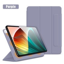 ebook리더기 이북 북 전자책 단말기 전자북DANYCASE Xiaomi Mi Pad 5 케이스 마그네틱 스마트 커버 2021 태블릿 11 인치 mipad5 pro 자동 깨우기 액, 05 Purple, 01 Mi Pad 5