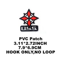 저스트씨 우산 공사 매직 스티커 PVC 접착 배지 가슴 스트립 암밴드 전술 패치 너구리 로고 회사 바이오해저드, [22] P23, 1개