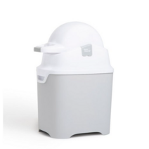 다이퍼챔프 원 기저귀휴지통 + 에코노멀백, 그레이, 45L