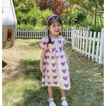옷짱) 여아 보라하트여름원피스(여름신상 _여아원피스)