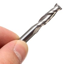 cnc 1 개 더블 플루트 나선형 커터 CNC 라우터 비트 나무 아크릴 드릴 카바이드 2 6x6x22x44mm 밀링